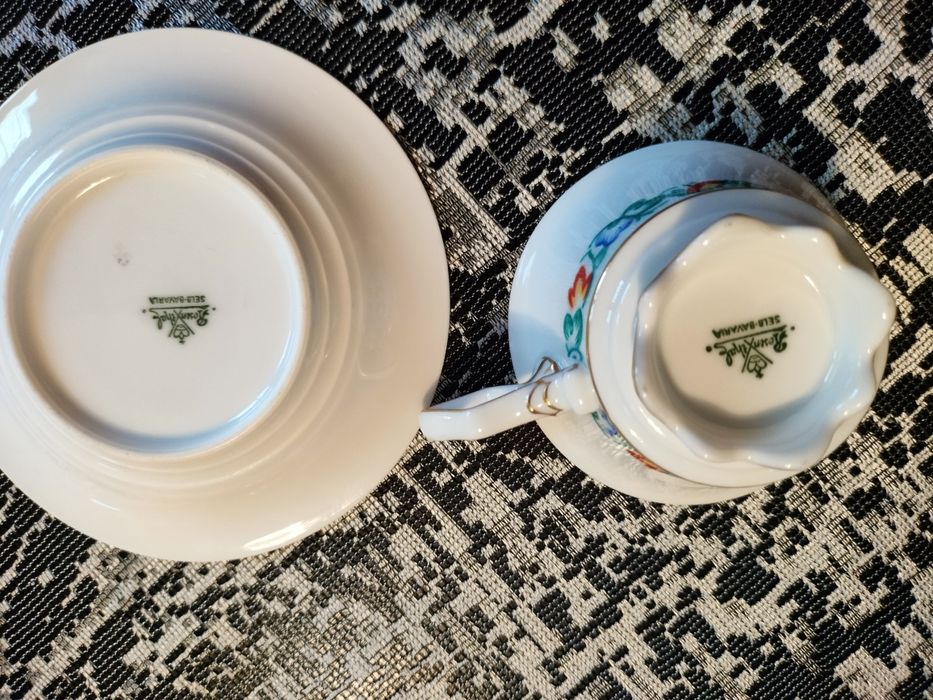 Rosenthal Antyk Filiżanka Mokka + Spodek  Chrysantheme Selb Bawaria
