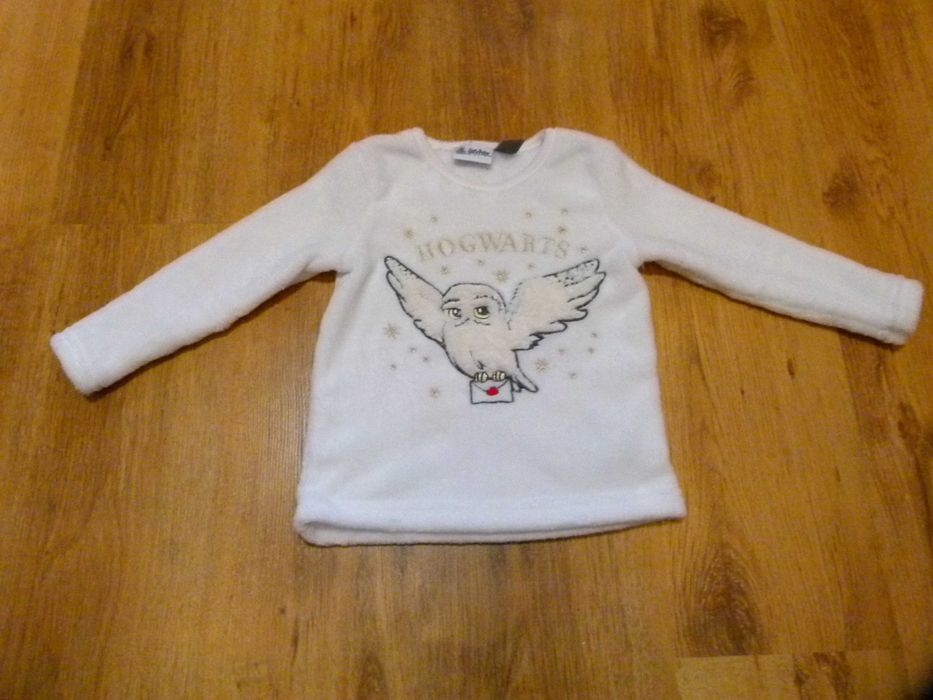 rozm 104 Harry Potter bluza biała polarowa