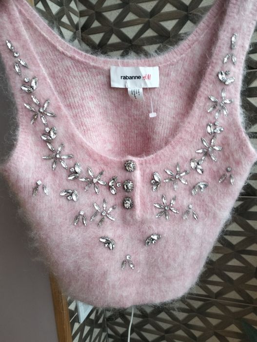 Топ H&M and Rabanne