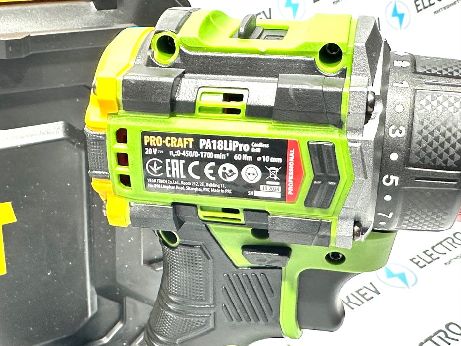 Бесщеточный шуруповерт Procraft PA18LiPro Цены комплектов в описании