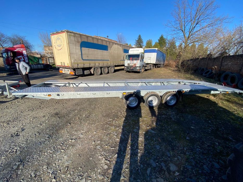 Причіп лафета 8,5 метра на 3,5 тонн