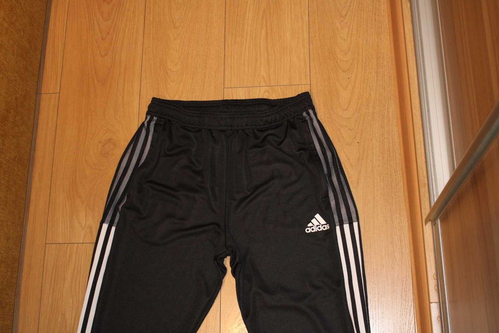 PRAWIE NOWE Spodnie dresowe,męskie,ADIDAS,L,czarne