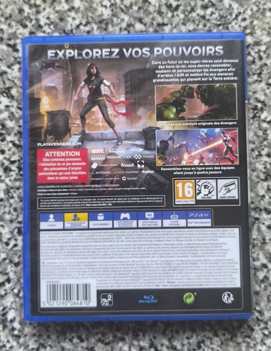 Marvel avengers PlayStation 4