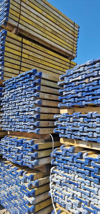 Trójnogi ocynkowane Głowice Stemple Dźwigary H20 DOKI Sklejka Blaty