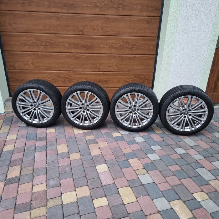 Alufelgi Audi  z oponami letnimi Michelin  245.40.18