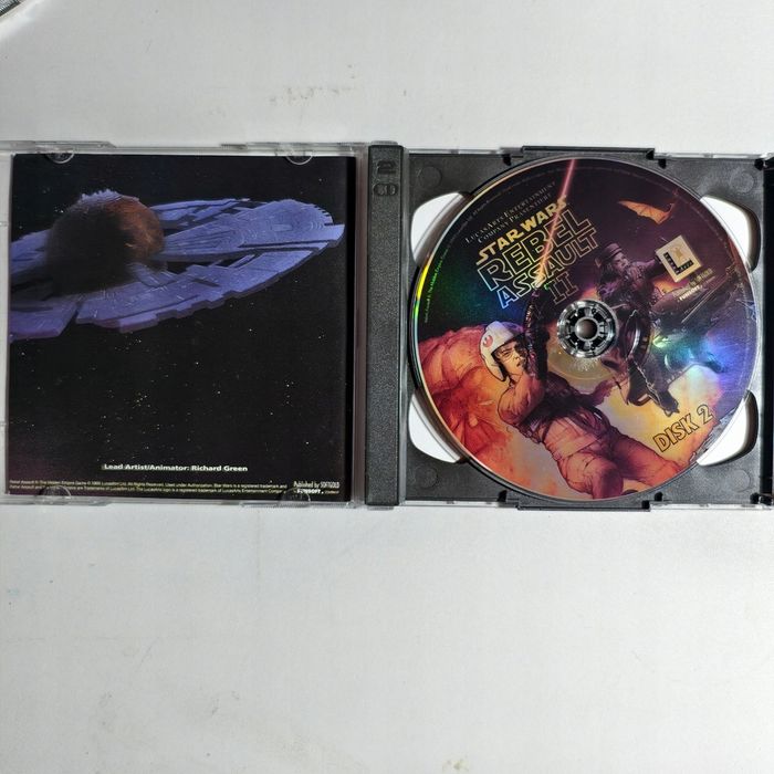 gra pc - star wars rebel assault ii - retro - ger