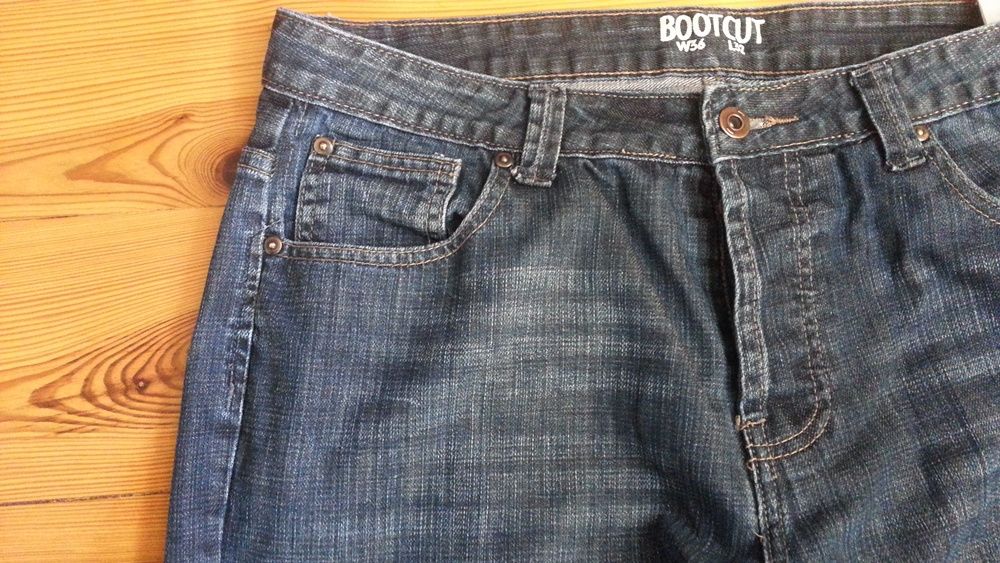 Jeansy BOOTCUT pas 91cm W34 L32, L/XL