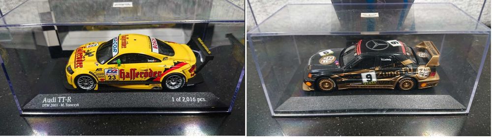 8 Miniaturas DTM e 24H Le Mans (escala 1:43)