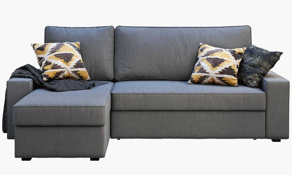 Sofá-cama com Chaise Longue para 3/4 pessoas