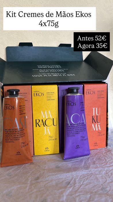 Kit Creme de maos Ekos