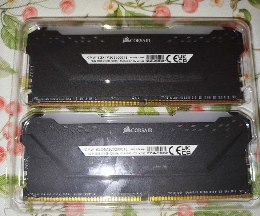 Corsair Vengeance RGB Pro 16GB DDR4 3200MHz CL16 – Como Nova!