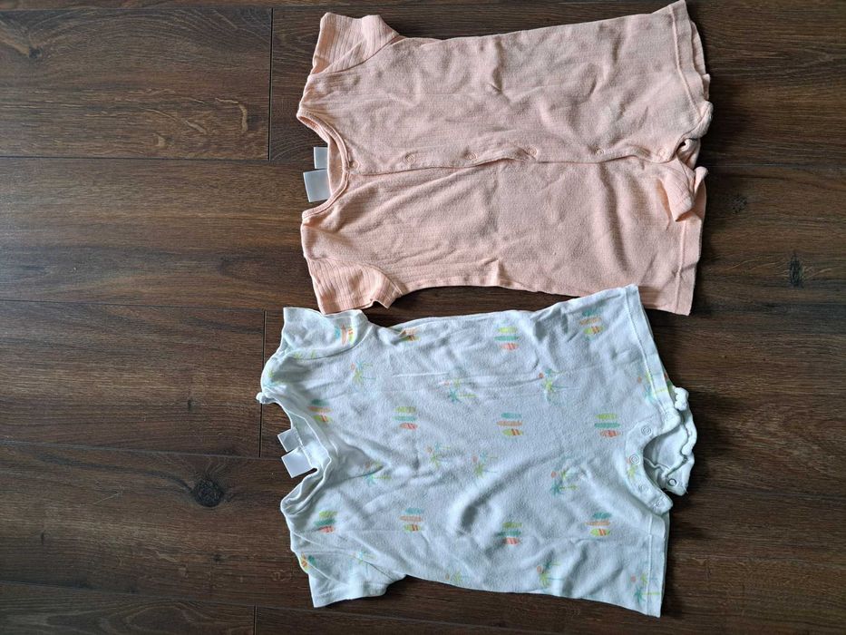 Rampersy rampers zara 80 2pak dwie sztuki