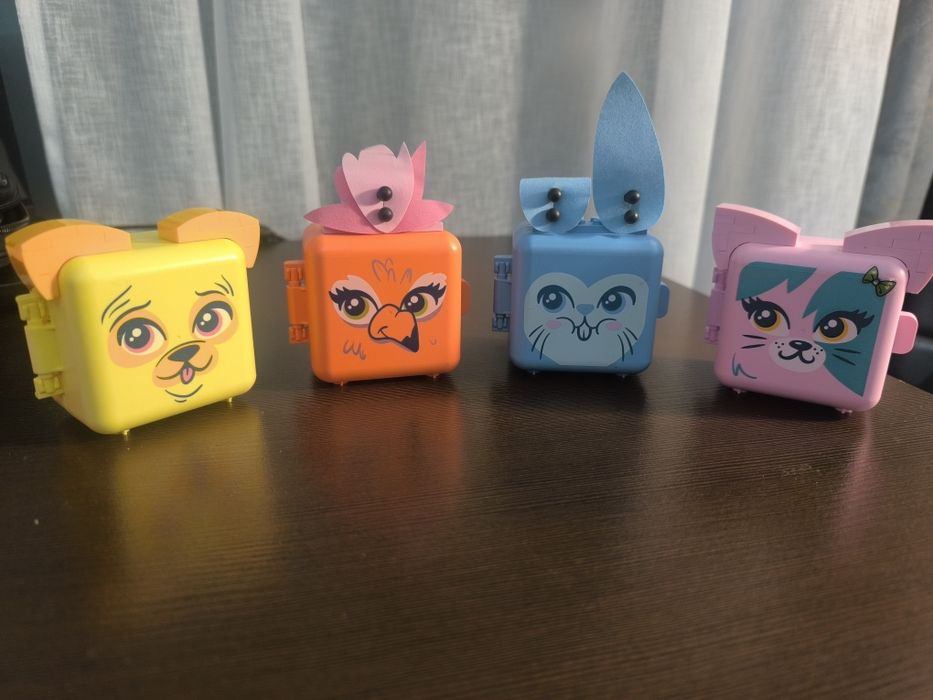 LEGO Friends 4 kpl kostki ze zwierzatkami 41662, 41664, 41665, 41666