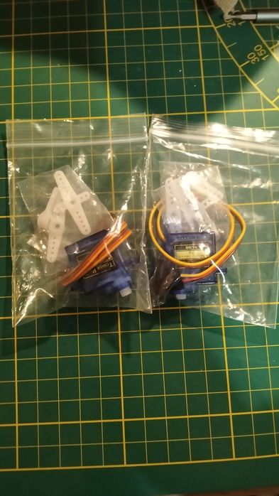 2pcs Sg90 Servo Motor 9g 360