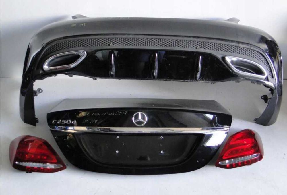 Mercedes W205 AMG С-клас бампер передній, задній разбока б/у