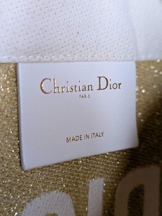 Oryginalna torba shopperka Dior J'adore / VIP Gift z poświatą złota