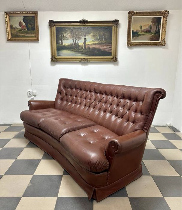Диван шкіряний честер софа кожа
