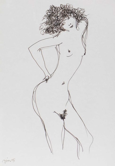 João Cutileiro - 4 desenhos a Tinta da China