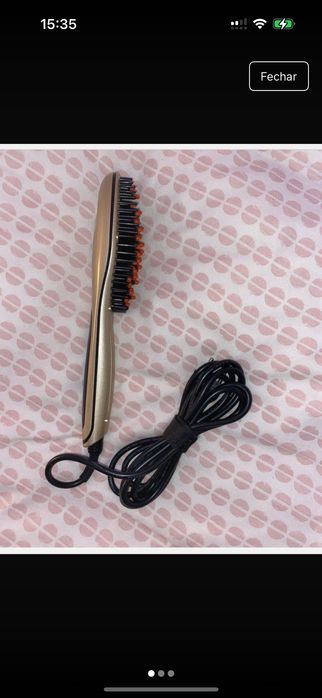 Escova elétrica alisadora