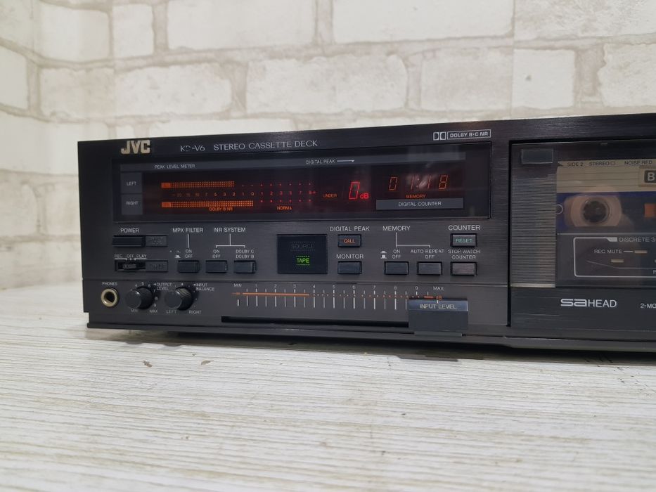3 HEAD! Касетна стереодека JVC KD-V6E, б/у з Німеччини