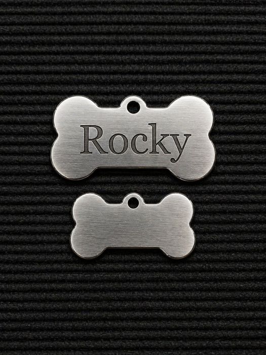 Placas de identificação para animais  cão