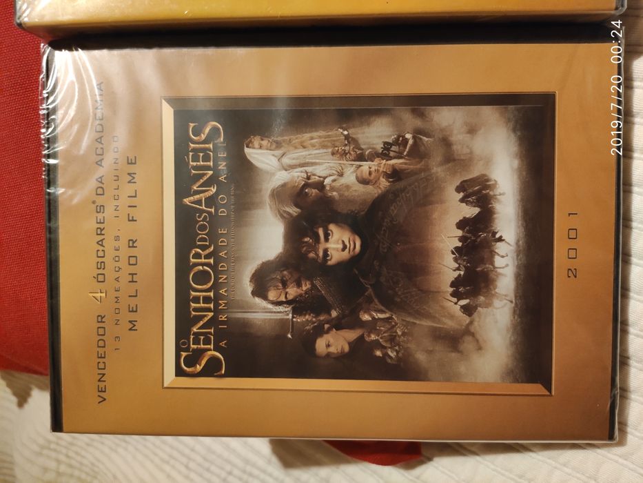 [selados] DVD Filmes Trilogia do Senhor dos anéis