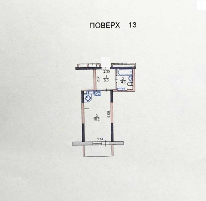 Продаж смарт-квартири ЖК Райдужний Кибальчича 1