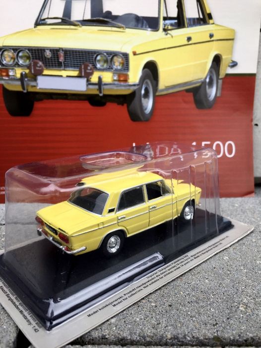 ŁADA 1500 #33-auta PRL,model,autka,kolekcja,plakat,folder