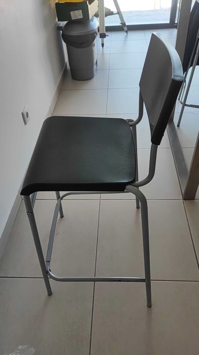 Conjunto 4 cadeiras pé alto