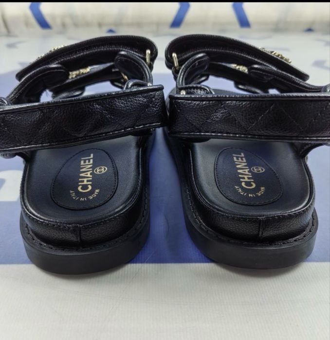 Босоніжки Chanel шкіра