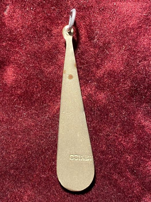 Vintage zawieszka do naszyjnika srebrna