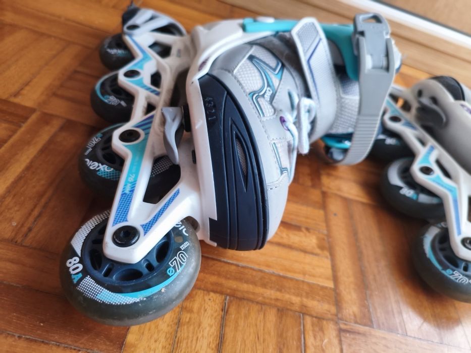 Patins em Linha Infantis Oxelo Fit 3 tamanho 32/35