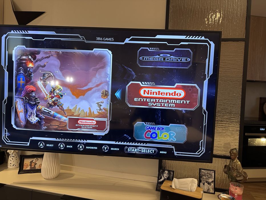 Retro Konsola 4K, 41tys gier, 2 pady, bezprzewodowa, Psx, C64