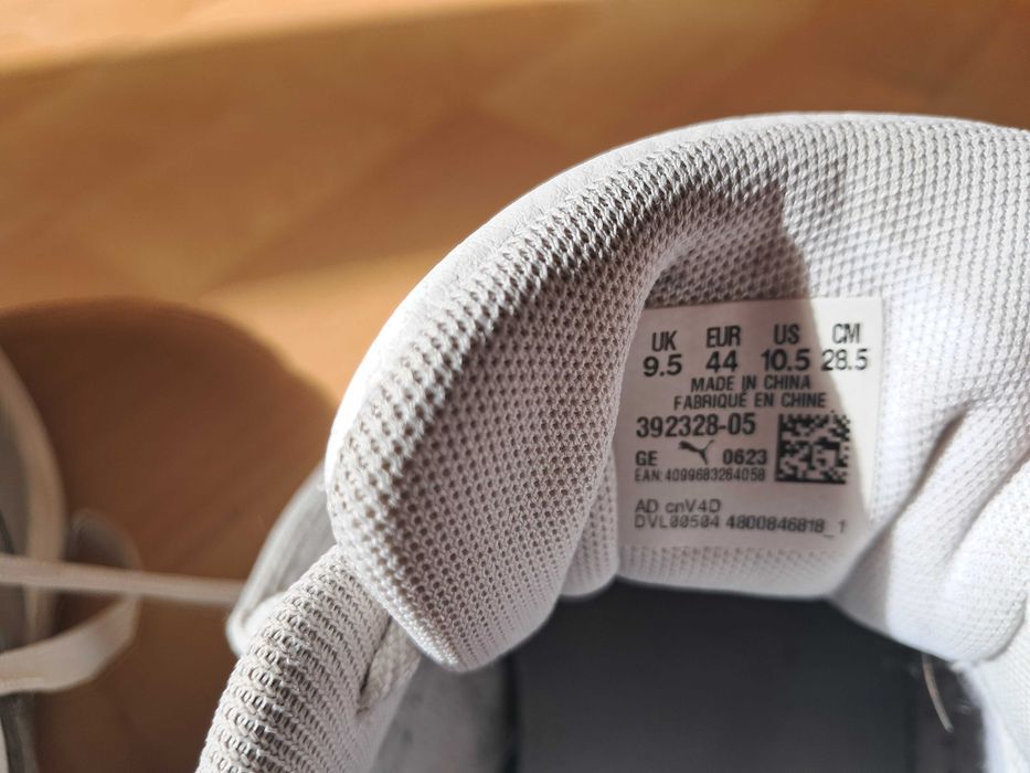 Buty PUMA REBOUND LOW biało-szare rozmiar 44