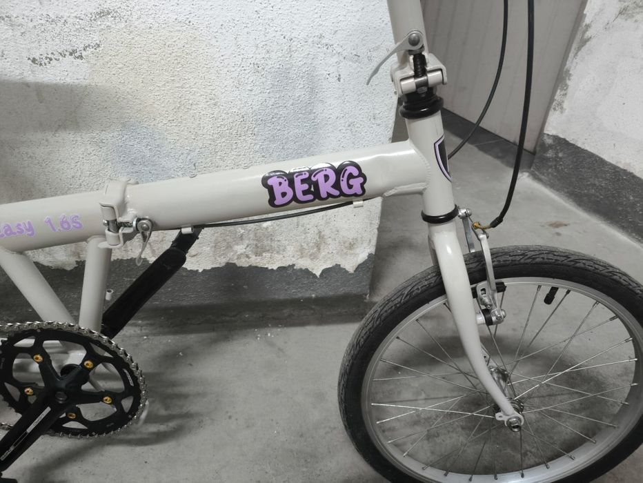 Bicicleta Berg easy 1.6s dobrável, roda 20.