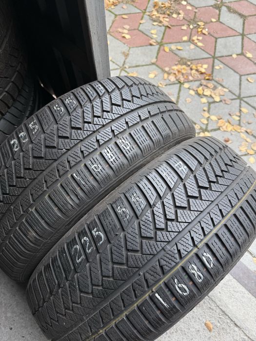 225/55/17 Continental пара склад шини б/у резина зима