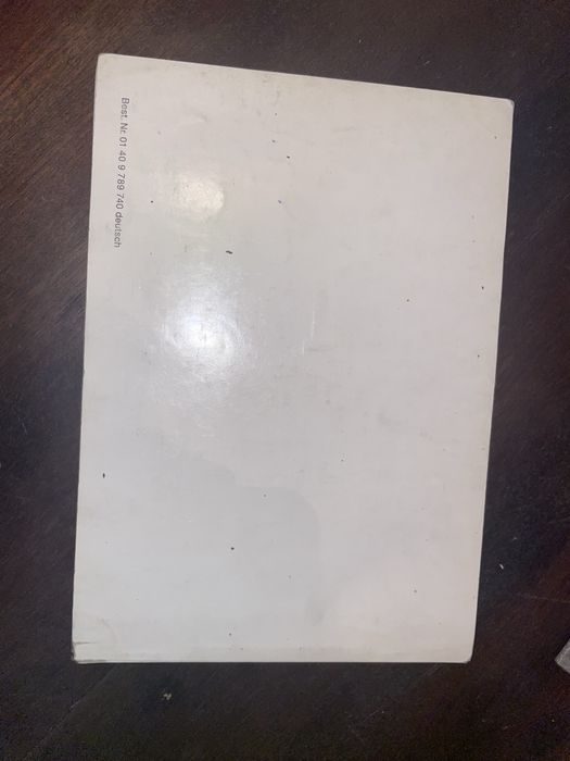 Livro da bmw serie 7 modelo e38