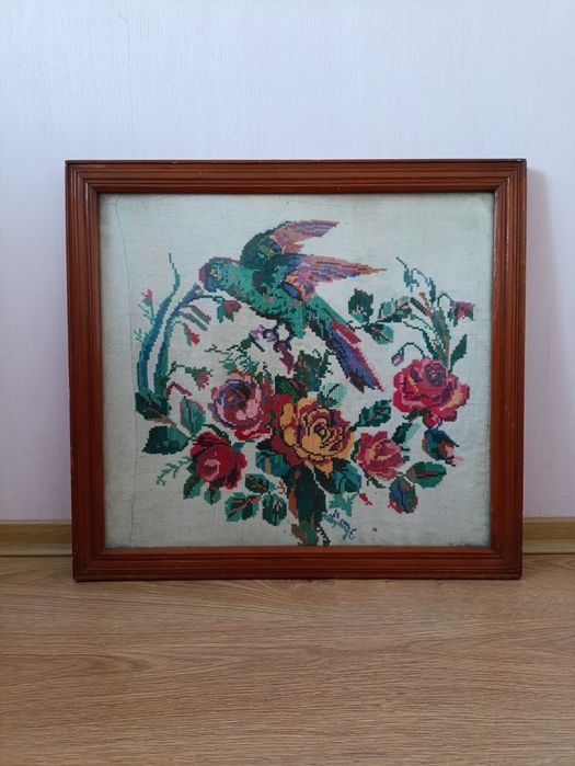 Старовинна вишивка хрестиком 56×51,5см