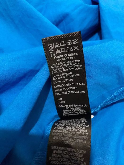 Платье вышиванка оверсайз M&S коттон