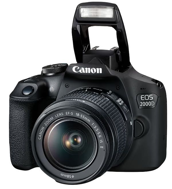 Фотокамера дзеркальна Canon EOS 2000D + 18-55 IS II (2728C008)