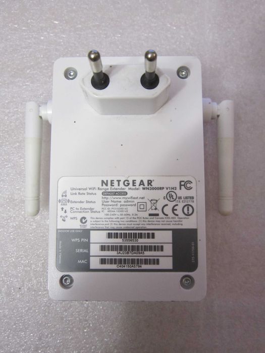 Wzmacniacz sygnału Wifi Netgear WN3000RP V1H1 Extender