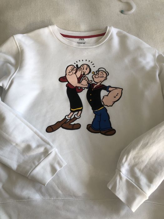 Biała bluza zara