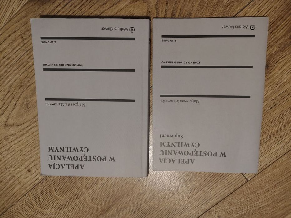 Apelacja w postępowaniu cywilnym z suplementem Manowska