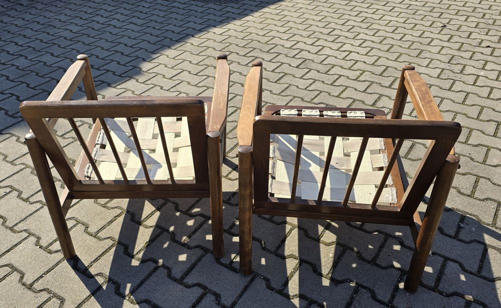 2 fotele drewniane do renowacji