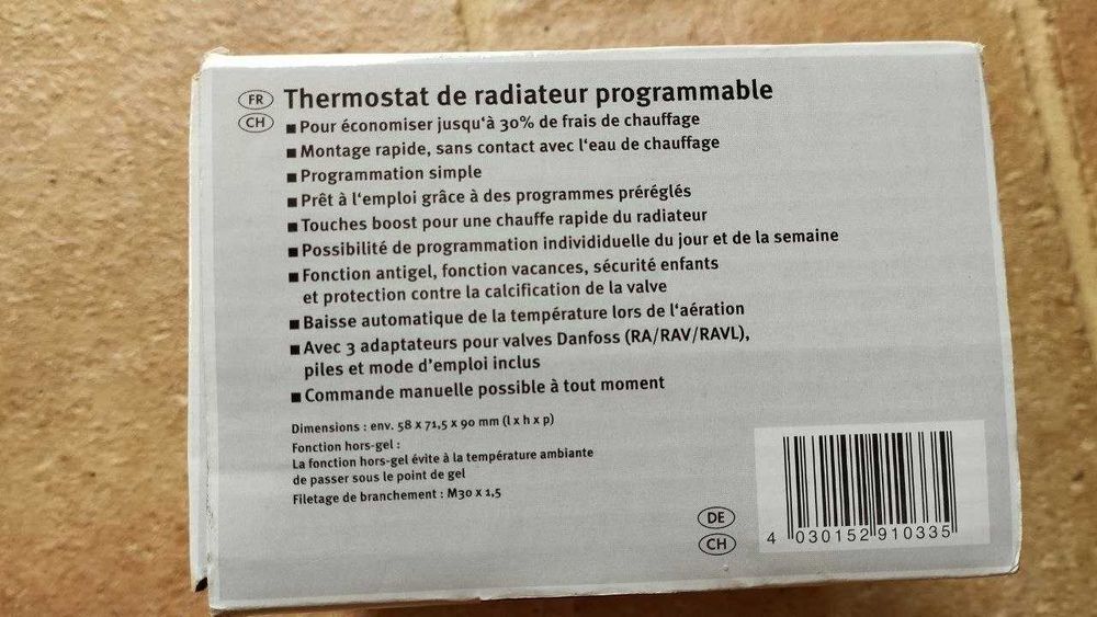 Termóstato Programável para Radiador SilverCrest (Novo)