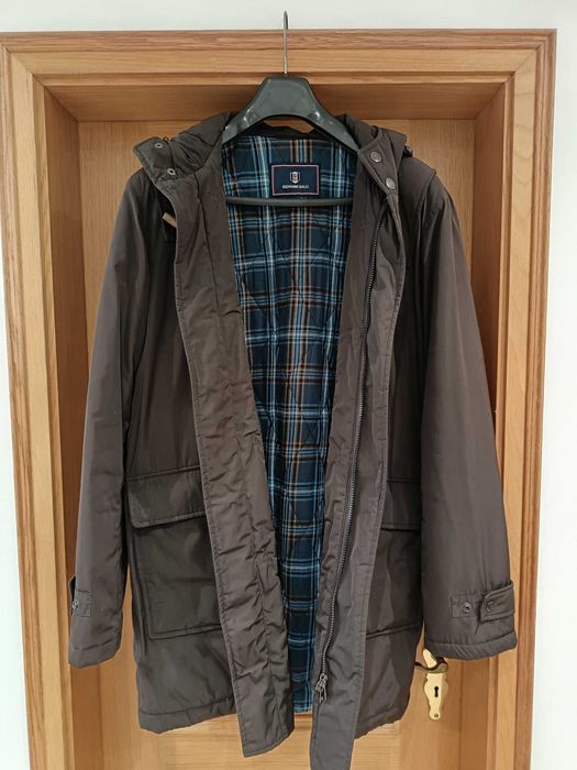 Parka Giovanni Galli em bom estado côr castanha