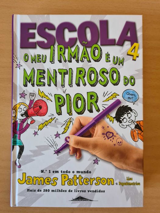 Livro juvenil da coleção "Escola" de James Patterson