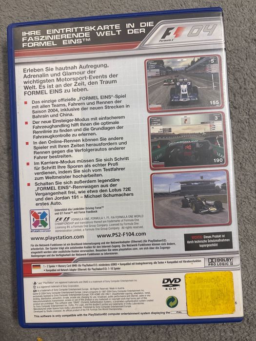 F1 04 gra na ps2