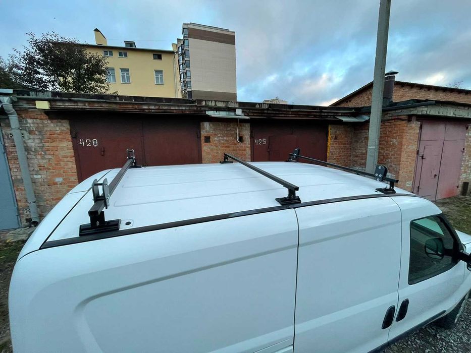 Стальной Багажник Q3 - GA60 на Fiat Doblo MAXI в штатные места