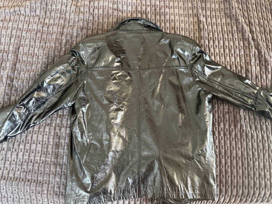 Populer Leather — вінтажна шкіряна куртка Y2K / archive / натуральна шкіра L